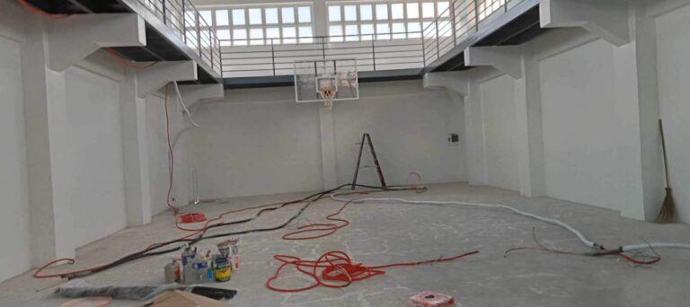 Maple Wood Basketball Floor System 1